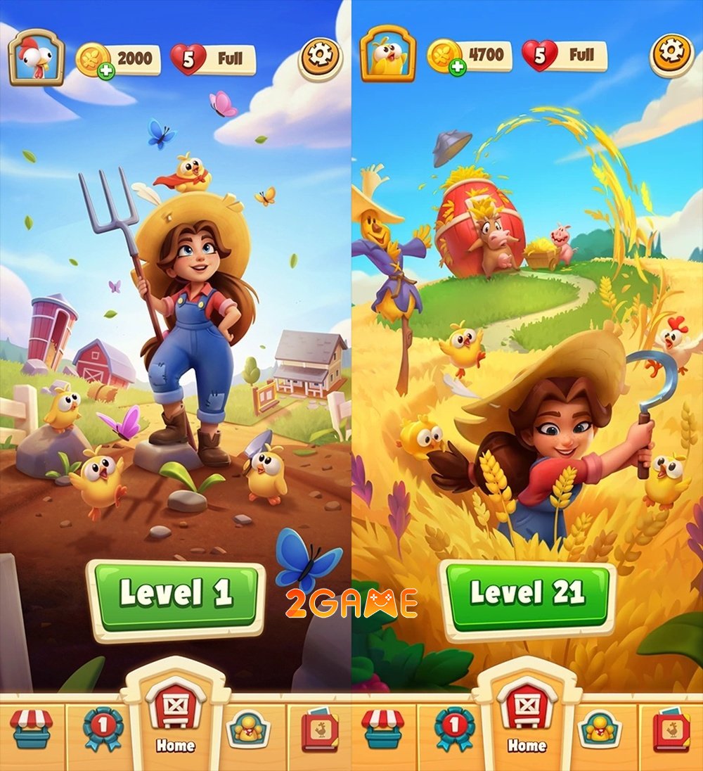 hay-day-match-gameplay-3 Hay Day Match – Tựa game match-3 mở rộng vũ trụ nông trại huyền thoại hay day match gameplay 3