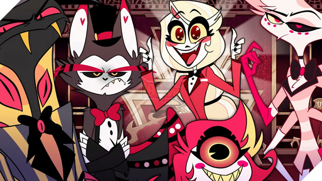 Hình ảnh về phim hoạt hình Hazbin Hotel.