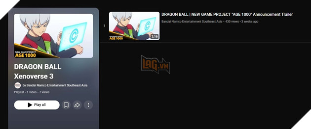 Dragon Ball: Project Age 1000 Bất Ngờ Rò Rỉ Tên Chính Thức Thuộc Về Seri Đối Kháng Trứ Danh 2