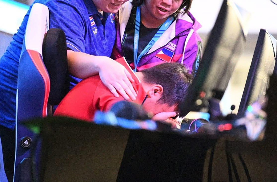 Tuyển thủ Audition Việt Nam gục khóc sau khi đánh rơi tấm HCV SEA Games 33 hcb audition 1