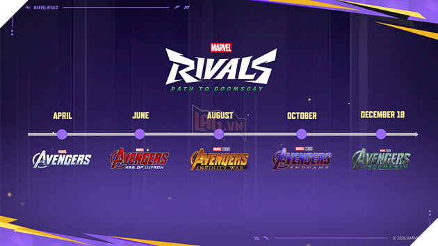 Marvel Rivals Công Bố Bản Đồ Lộ Trình Nội Dung Mới, Mang Chủ Đề Avengers Gắn Liền Với MCU 2