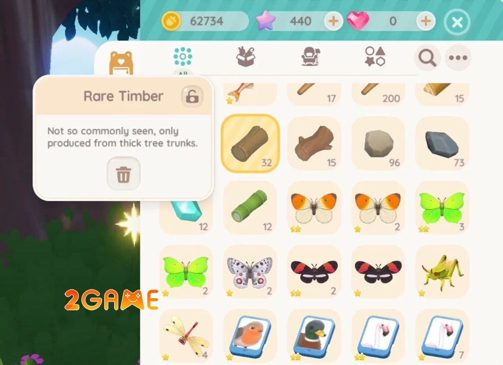 Hướng dẫn tìm Gỗ Hiếm – tài nguyên đặc biệt quan trọng trong game Heartopia heartopia rare timber guide 2