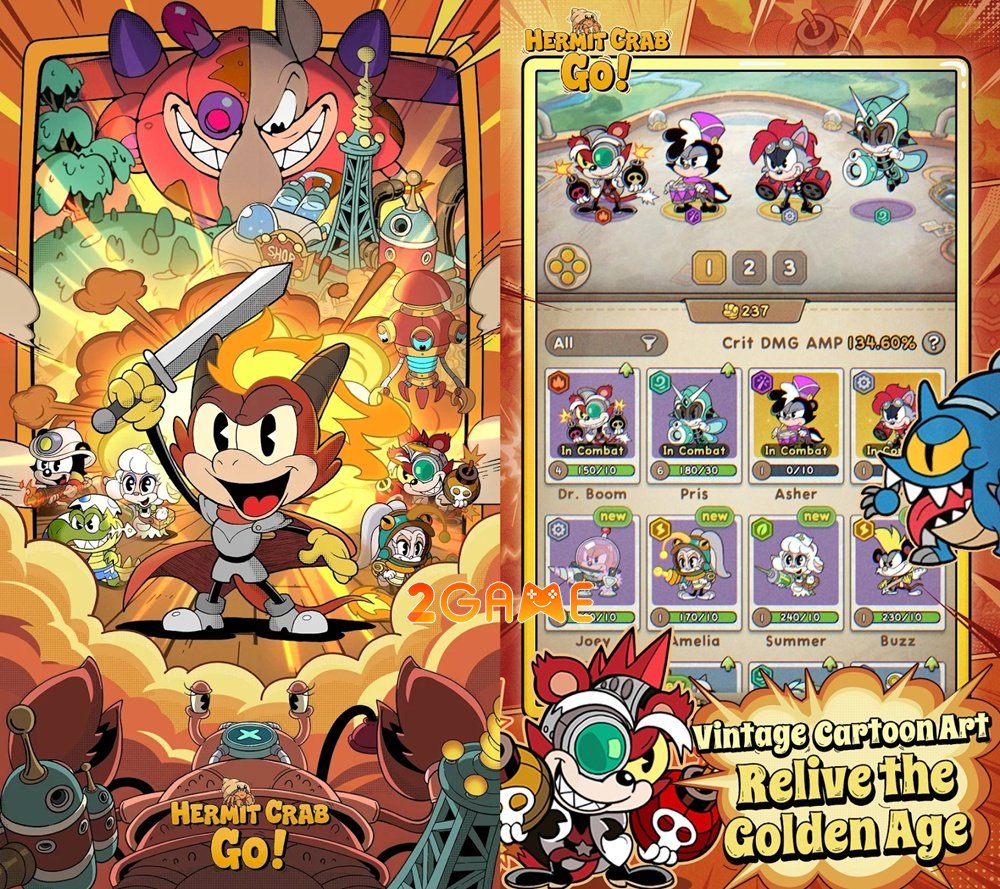 HERMIT CRAB GO – Cuộc phiêu lưu đầy màu sắc và bất ngờ hermitcrabgo 1