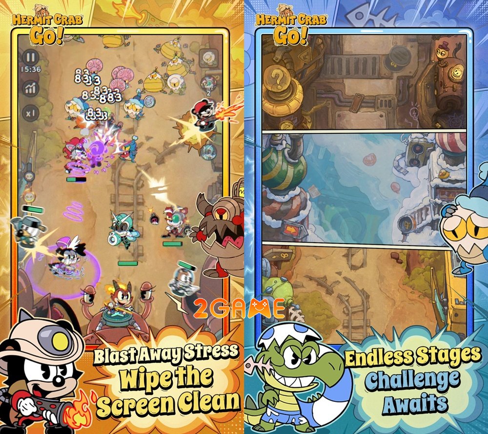 HERMIT CRAB GO – Cuộc phiêu lưu đầy màu sắc và bất ngờ hermitcrabgo 2