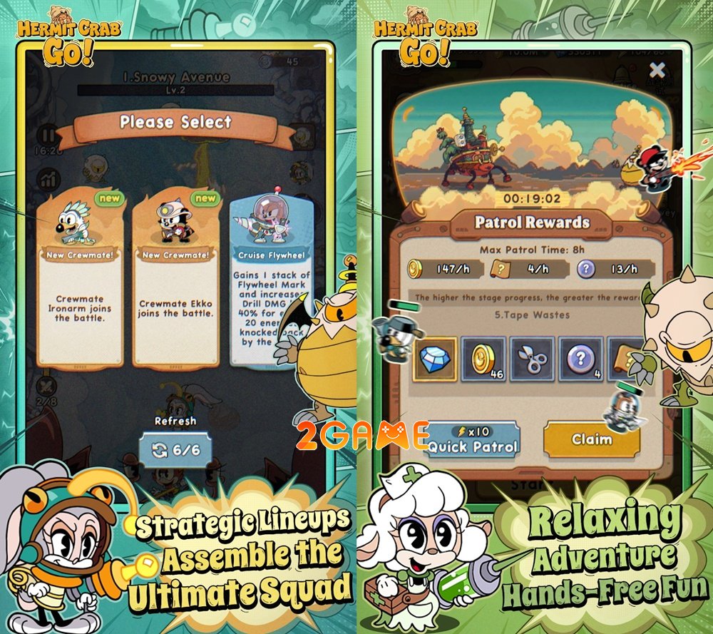 HERMIT CRAB GO – Cuộc phiêu lưu đầy màu sắc và bất ngờ hermitcrabgo 3