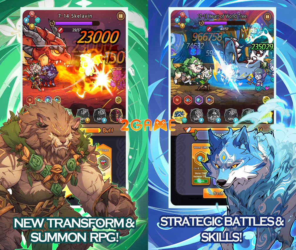 Hòa mình vào thiên nhiên trong game Druid Rising: Idle RPG hggjqydz image 2