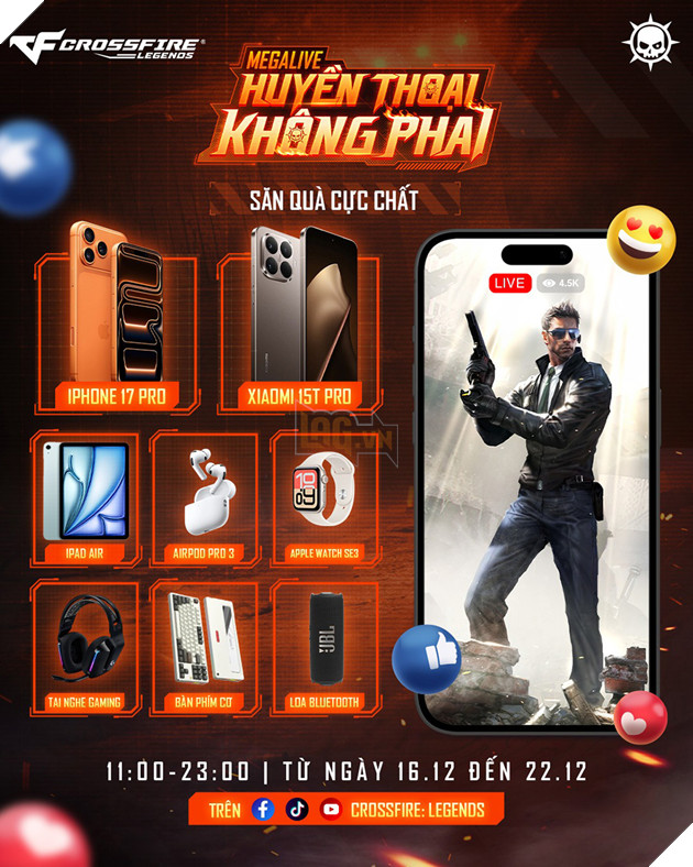 Bữa Tiệc Crossfire: Legends Đã Sẵn Sàng Đón Game Thủ Khai Hội 3