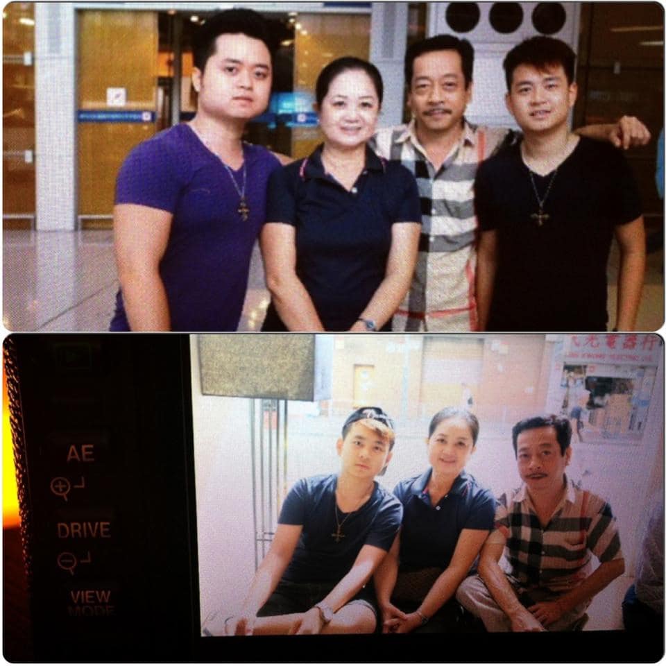 Gia đình NSND Hoàng Dũng. Ảnh: FBNV