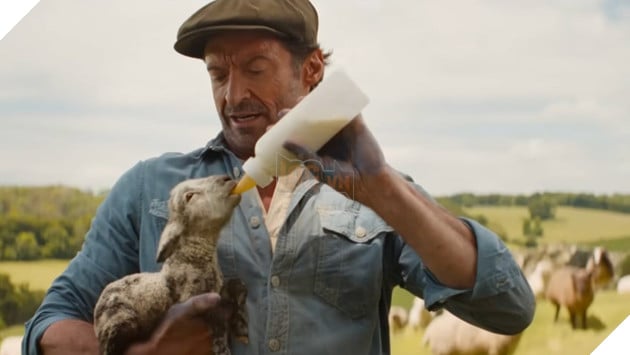 Hình ảnh về diễn viên gạo cội Hugh Jackman trong phim The Sheep Detectives.