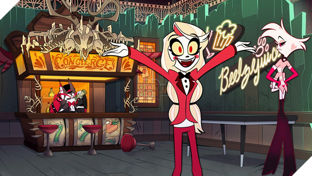 Hình ảnh về phim hoạt hình Hazbin Hotel.