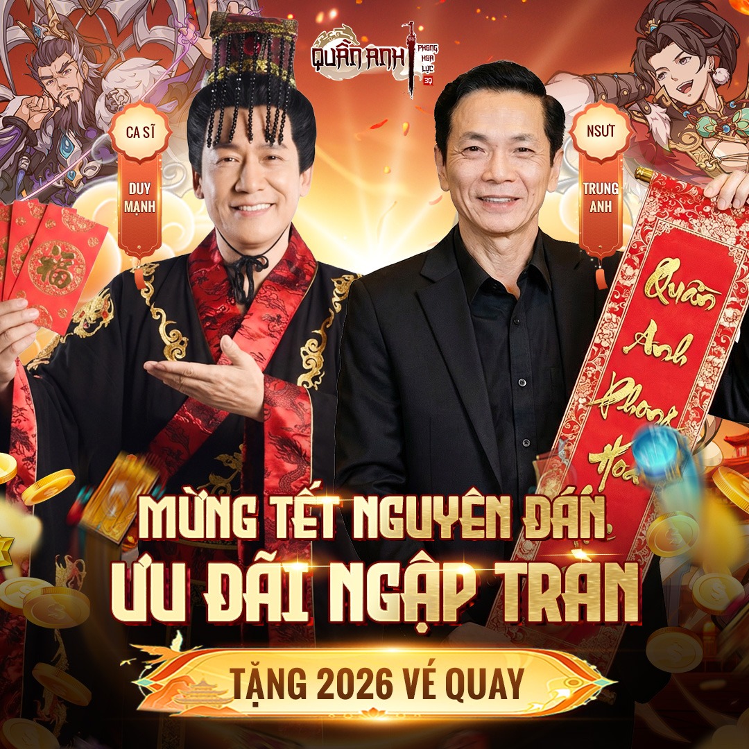 Quần Anh Phong Hoa Lục collab NSND Trung Anh: Tào Tháo mới ra mắt đã “lên đỉnh meta” dịp Tết 2026 image 1 2