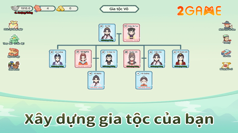 Cuộc Đời Gấm Vóc – Game mô phỏng quản lý gia tộc phong cách cổ trang image 19