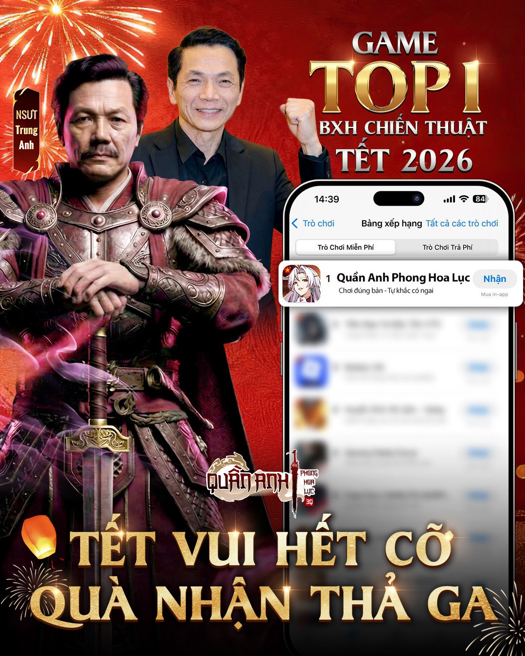 Quần Anh Phong Hoa Lục collab NSND Trung Anh: Tào Tháo mới ra mắt đã “lên đỉnh meta” dịp Tết 2026 image 2 1