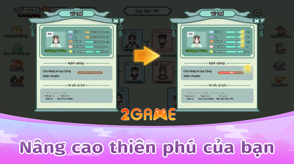 Cuộc Đời Gấm Vóc – Game mô phỏng quản lý gia tộc phong cách cổ trang image 4 6