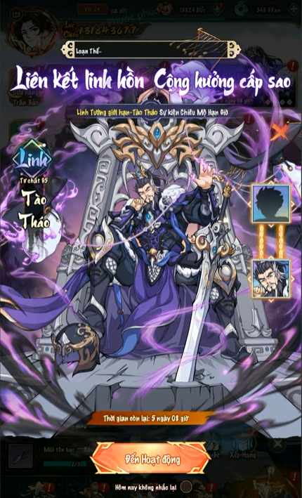 Cột mốc lớn của Game top 1 Doanh Thu Đại Lục cập bến bản Việt: Big Update to nhất năm – Ra mắt Linh Tướng đầu tiên Tào Tháo image 5