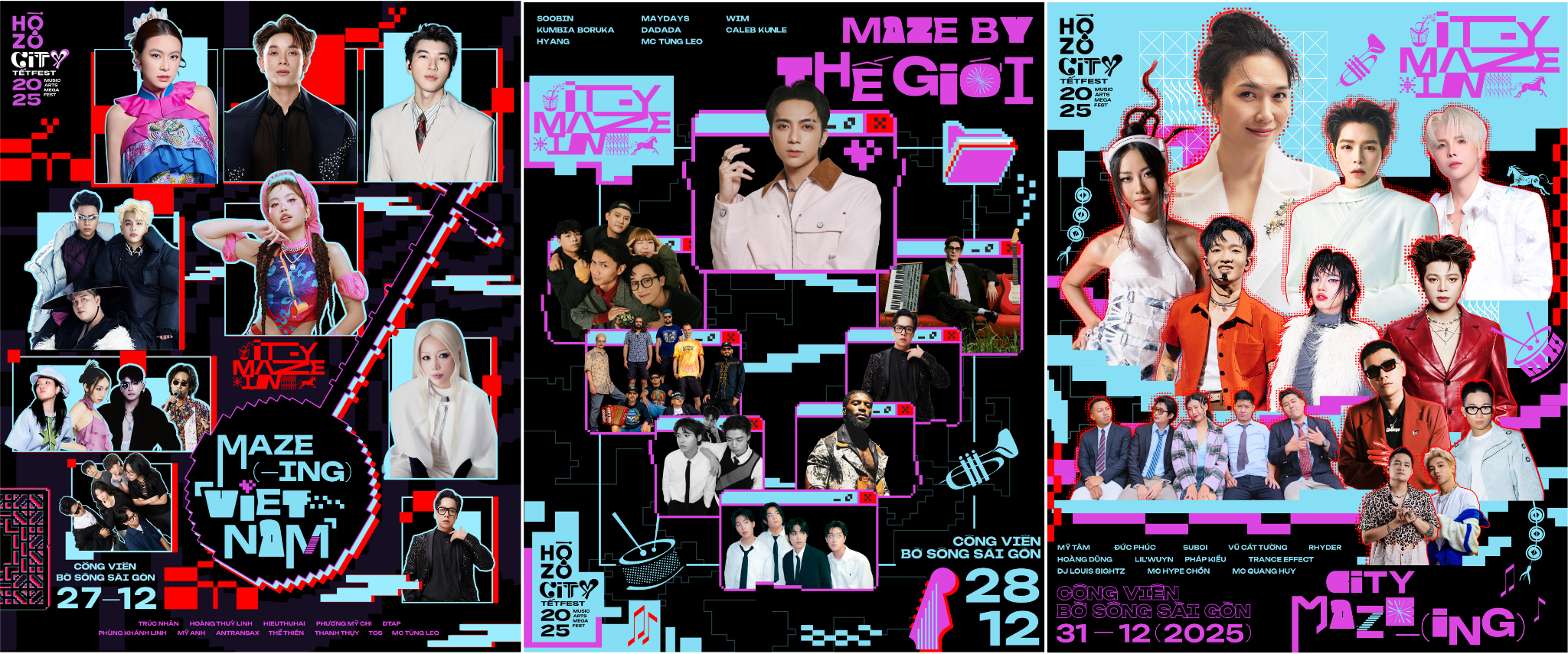 03 đêm nhạc quy mô mở ra hành trình khám phá văn hóa - âm nhạc đầy cảm xúc chỉ có tại MêBEAT Stage của HOZO CITY TẾT FEST.
