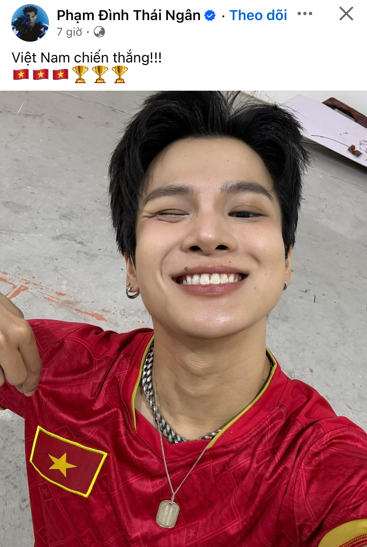 Trấn Thành, Hoà Minzy và dàn sao Việt vỡ oà trước chiến thắng của U23 Việt Nam- Ảnh 7.