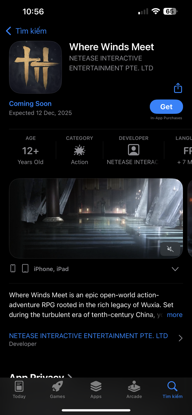 Hướng dẫn chi tiết cách tải Where Winds Meet Mobile - siêu phẩm đang được anh em game thủ mong chờ nhất- Ảnh 5. Hướng dẫn chi tiết cách tải Where Winds Meet Mobile - siêu phẩm đang được anh em game thủ mong chờ nhất- Ảnh 5.
