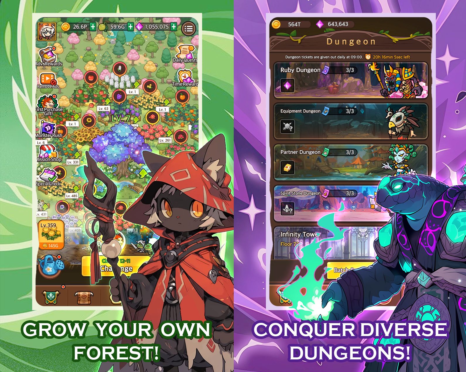 Hòa mình vào thiên nhiên trong game Druid Rising: Idle RPG iuafkcbh image 3