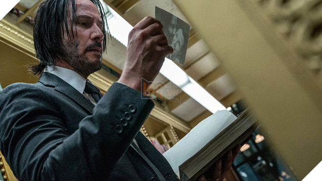 Hình ảnh Keanu Reeves trong phim John Wick 3.