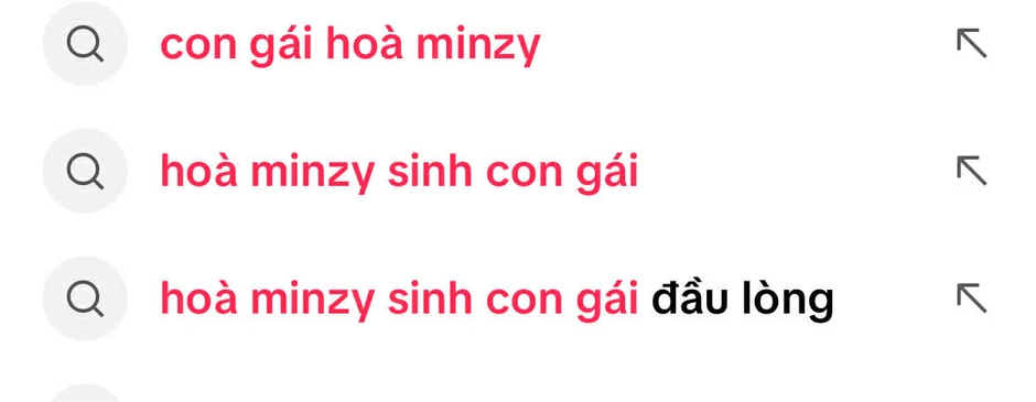 "Hoà Minzy sinh con gái" lọt tìm kiếm, chuyện gì đây? "Hoà Minzy sinh con gái" lọt tìm kiếm, chuyện gì đây?