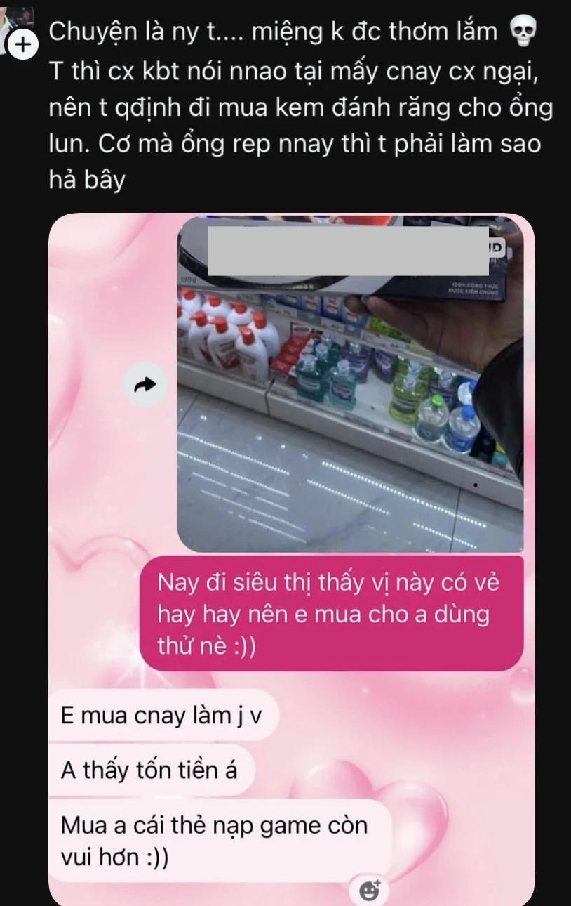 "Tỉnh bơ": Được bạn gái tặng kem đánh răng vì "nặng mùi", nam game thủ phản đòn đòi nạp game khiến netizen cạn lời! "Tỉnh bơ": Được bạn gái tặng kem đánh răng vì "nặng mùi", nam game thủ phản đòn đòi nạp game khiến netizen cạn lời!