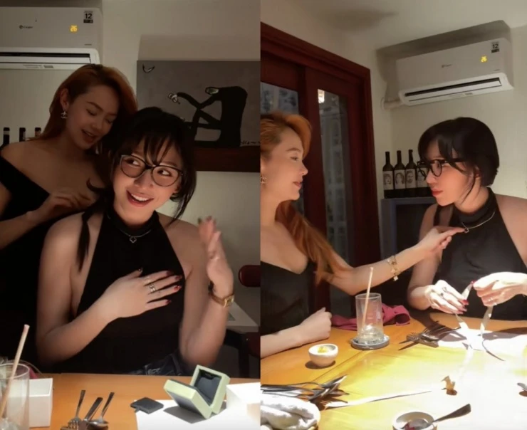 Quốc Trường gây chú ý khi đăng ảnh chung với Ngọc Trinh ngày 12/3 trên mạng xã hội