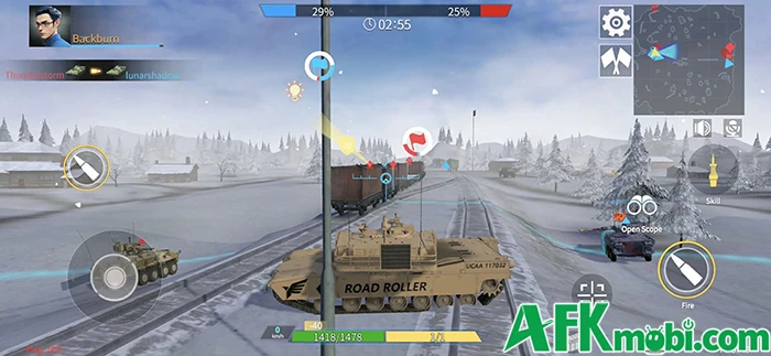 Armored Frontline: Warzone game hành động đấu xe tăng PvP