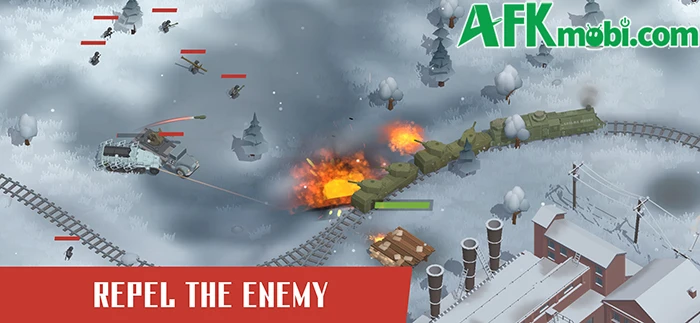 Armored Train game phòng thủ độc đáo với việc sử dụng tàu hỏa