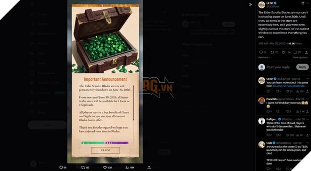 Bethesda Chính Thức "Rút Ống Thở" Một Thương Hiệu Game Mobile Ra Mắt Từ 2020