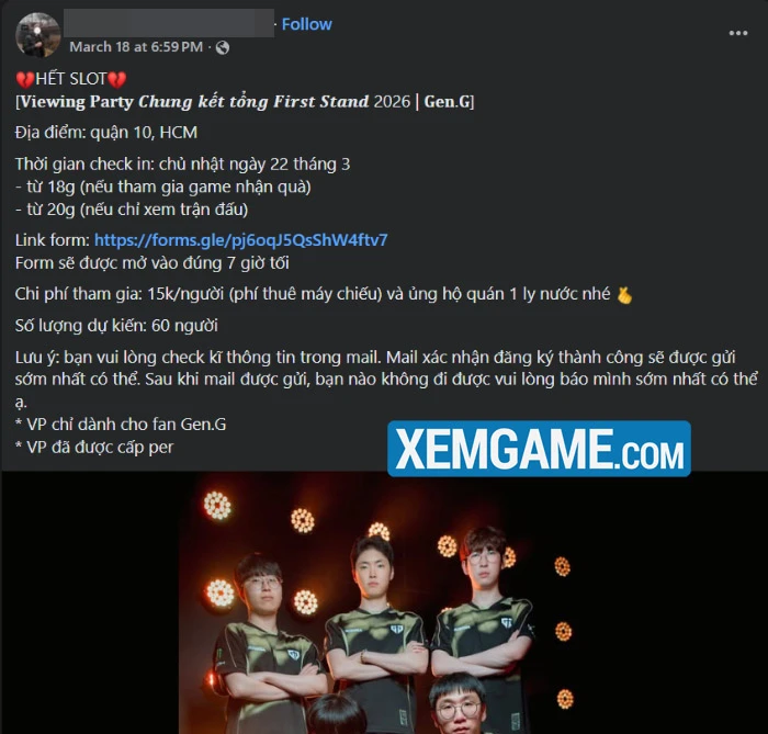 BLV Hoàng Luân bị cộng đồng công kích khi bênh vực cho fanpage của Gen.G BLV Hoàng Luân bị cộng đồng công kích khi bênh vực cho fanpage của Gen.G