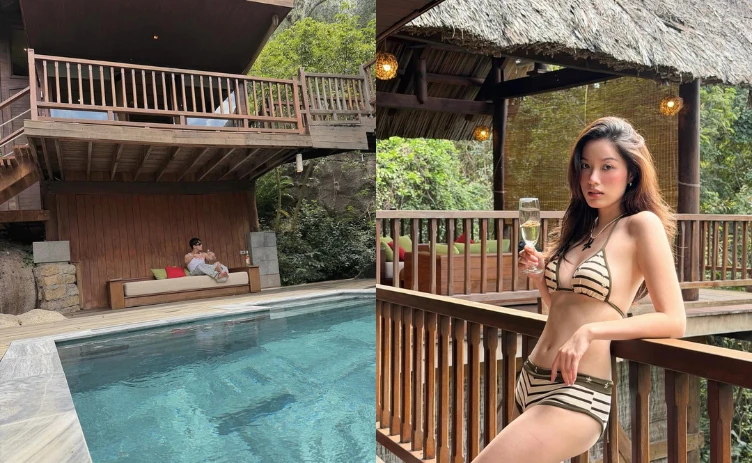 Bóc ảnh hẹn hò Song Luân và gái xinh 2k1 ở resort Nha Trang