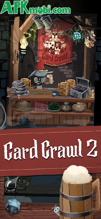 Card Crawl 2 game thẻ bài khám phá ngục tối phong cách solitaire
