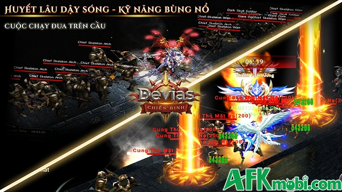 Chiến Binh Devias game MMORPG thế hệ mới dựa trên MU
