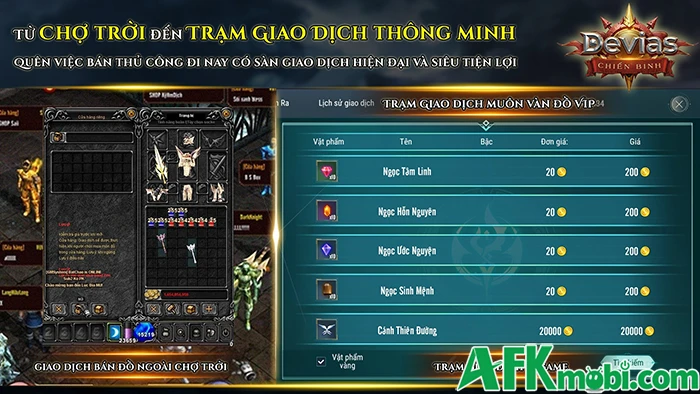 Chiến Binh Devias game MMORPG thế hệ mới dựa trên MU