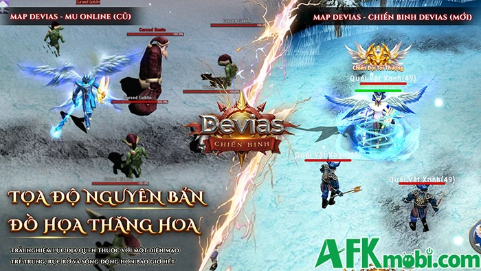 Chiến Binh Devias game MMORPG thế hệ mới dựa trên MU