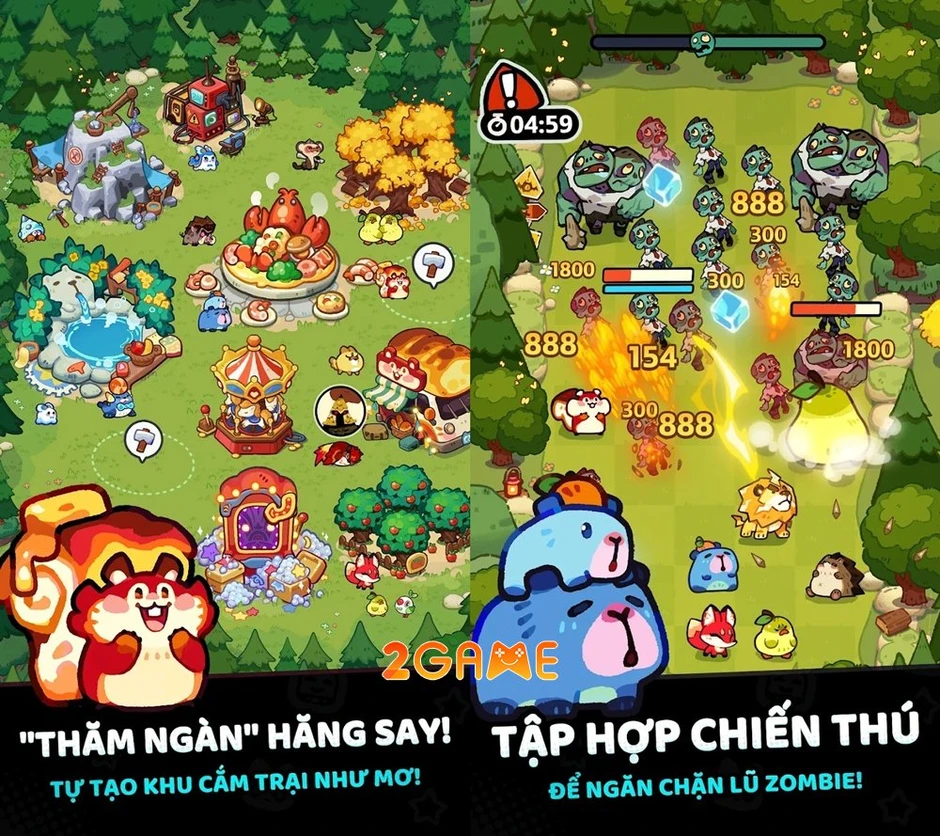 Clash of Critters - Chiến Thú Hỗn Chiến: Siêu phẩm thu phục linh thú diệt zombie