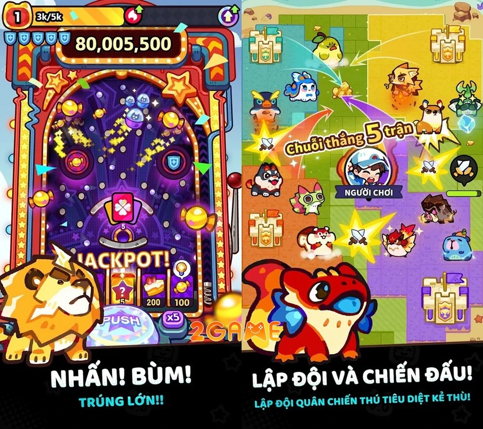 Clash of Critters - Chiến Thú Hỗn Chiến: Siêu phẩm thu phục linh thú diệt zombie