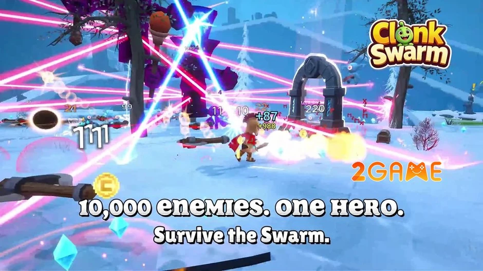 ClonkSwarm: Lý Tiểu Long Đầu Ngựa Dẫn Đầu Cơn Bão Càn Quét Thế Giới Game