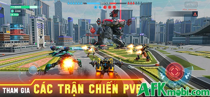 Cơ Giới Chiến: War Robots game hành động PvP về Việt Nam