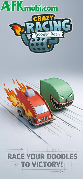 Crazy Racing: Doodle Dash game đua xe đề cao thao tác chuẩn