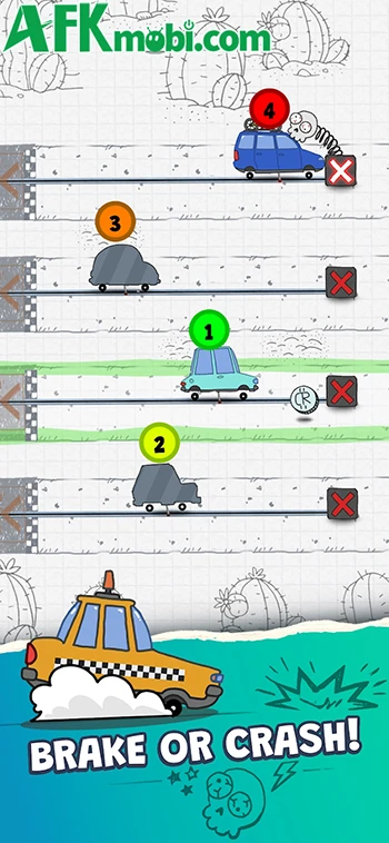 Crazy Racing: Doodle Dash game đua xe đề cao thao tác chuẩn