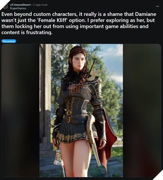 Crimson Desert: Cộng Đồng Hâm Mộ Cảm Thấy Tiếc Nuối Vì Những Giới Hạn Về Nhân Vật Damiane Crimson Desert: Cộng Đồng Hâm Mộ Cảm Thấy Tiếc Nuối Vì Những Giới Hạn Về Nhân Vật Damiane