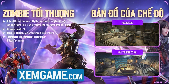 Crossfire: Legends tưng bừng ra mắt cập nhật 2.0 với nội dung “người đẹp và Zombie”