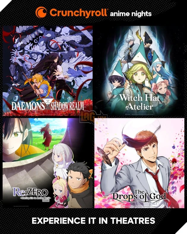 Crunchyroll Anime Nights tổ chức chiếu trước anime mùa xuân 2026 tại rạp: lịch trình và địa điểm