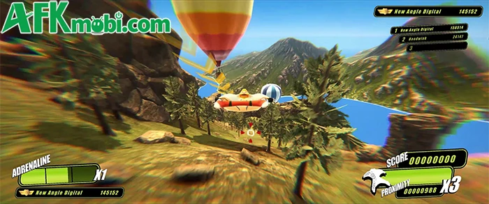 Dare Up Adrenaline game arcade bay tránh các chướng ngại vật