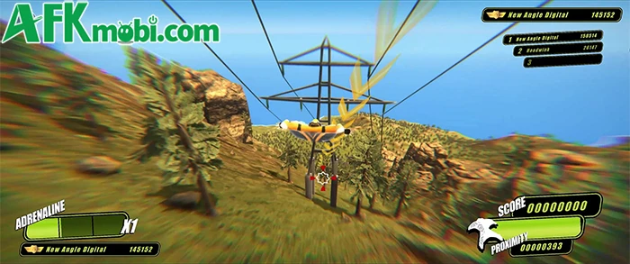 Dare Up Adrenaline game arcade bay tránh các chướng ngại vật