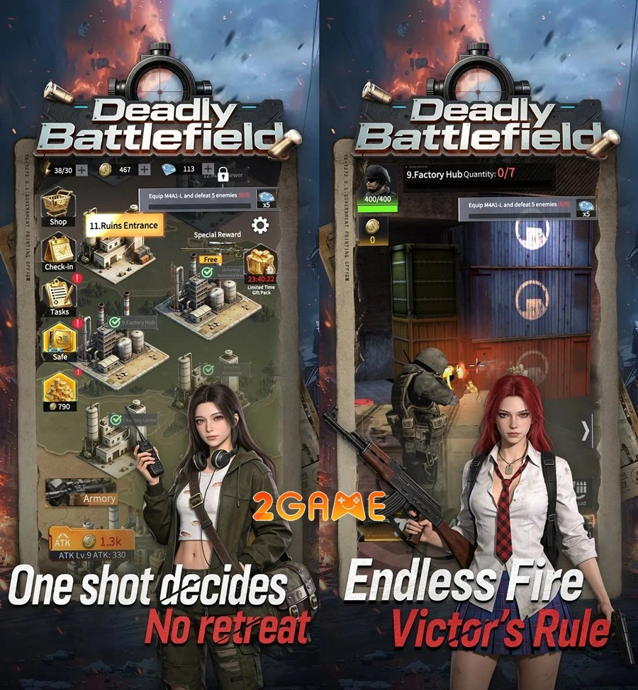 Deadly Battlefield – Sức hút đặc biệt cho game thủ bắn súng chiến thuật