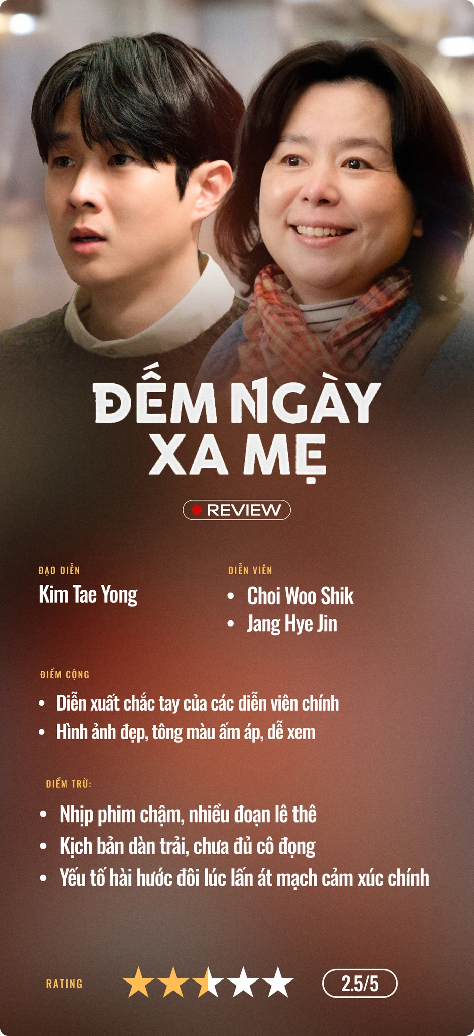 Đếm Ngày Xa Mẹ: Khóc thì chưa tới, dài thì quá tay