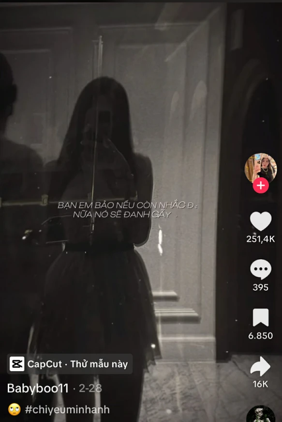 Bạn gái của HIEUTHUHAI công khai điều gì với chỉ hai chữ